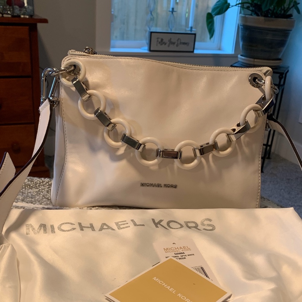 Michael Kors Gianna Bag - White